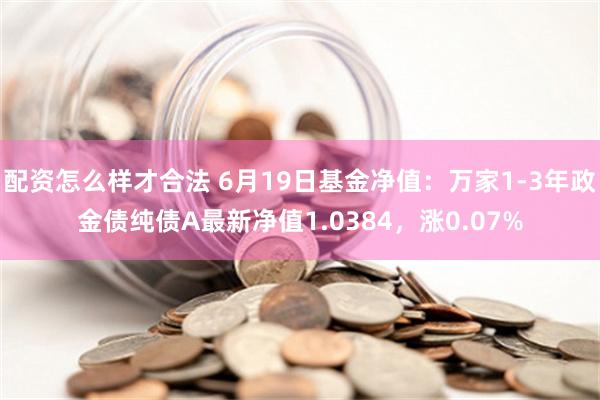 配资怎么样才合法 6月19日基金净值：万家1-3年政金债纯债A最新净值1.0384，涨0.07%