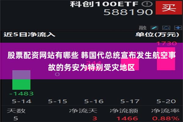 股票配资网站有哪些 韩国代总统宣布发生航空事故的务安为特别受灾地区