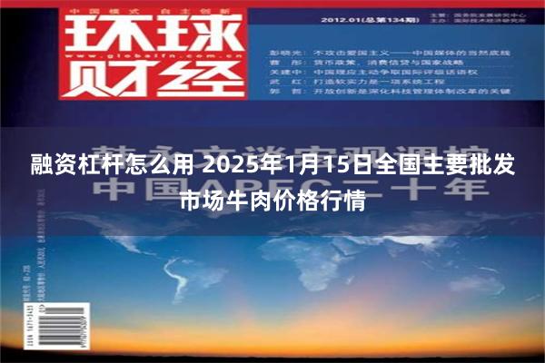 融资杠杆怎么用 2025年1月15日全国主要批发市场牛肉价格行情